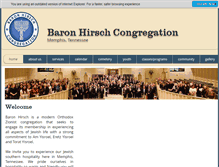 Tablet Screenshot of baronhirsch.org
